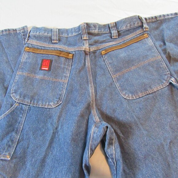 Riggs by Wrangler Mens Dura Shield Denim Work Jeans Sz 34x36 Lot of 2 - Picture 7 of 9